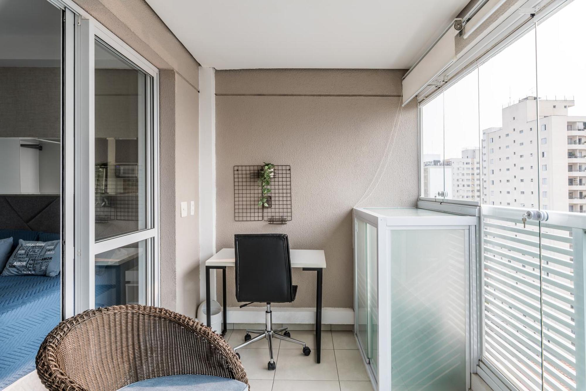 Estilo, Conforto E Vista Panoramica Ideal Para Trabalho Ou Lazer São Paulo Kültér fotó